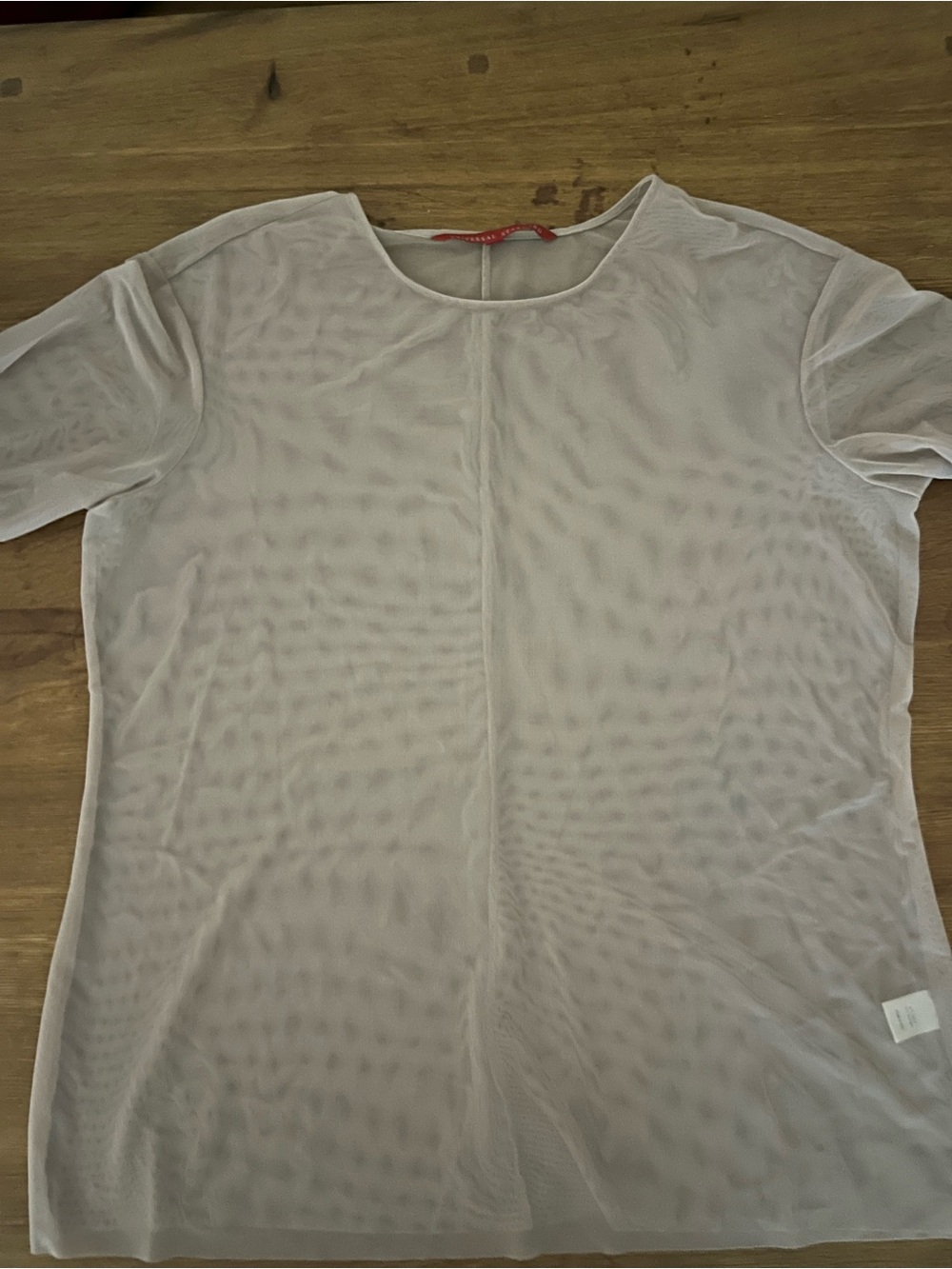 Universal Standard Long Sleeve Sheer Blush Top - Picture 4 of 4
